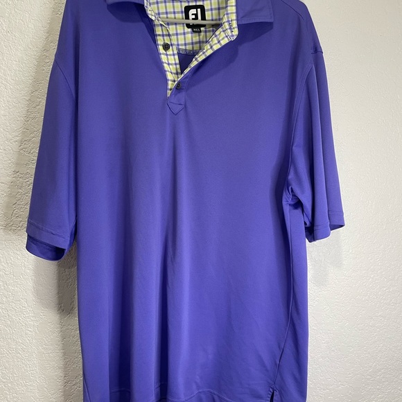 FOOTJOY Heather purple Golf Polo Shirt Size large - Picture 2 of 7